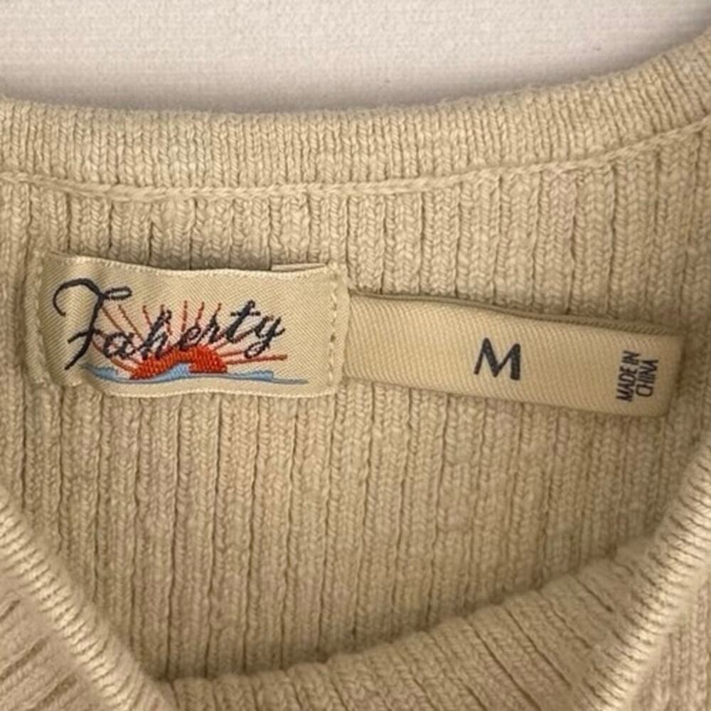 Faherty Rue Sweater Tank Size M - Picture 5 of 8